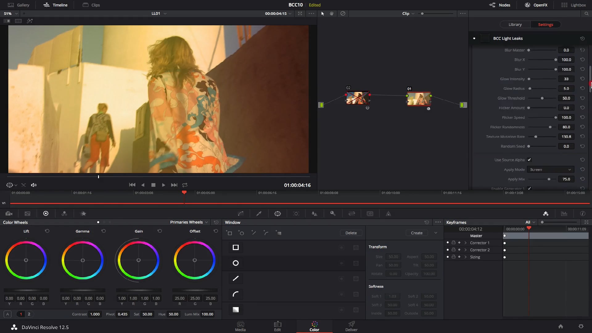 bcc-10-ofx-plug-ins-for-davinci-resolve-light-leaks-video-glitch-on