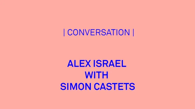 Alex Israel, Conversation