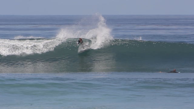 Ryan Burch on his Parallelogram Asym from Hansen Surfboards