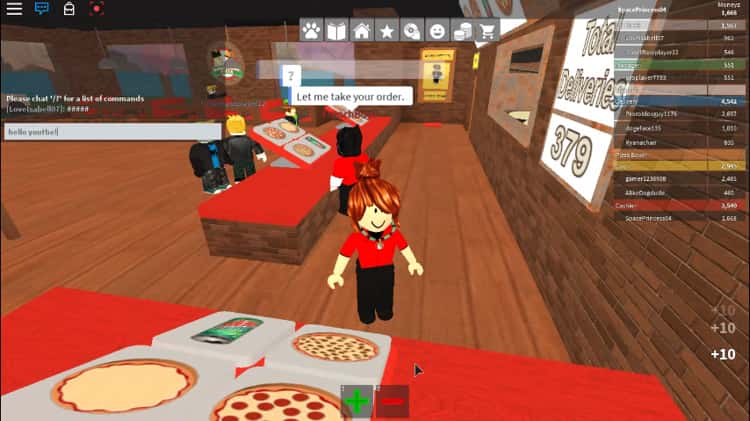 WORKING AT A PIZZA PLACE!!