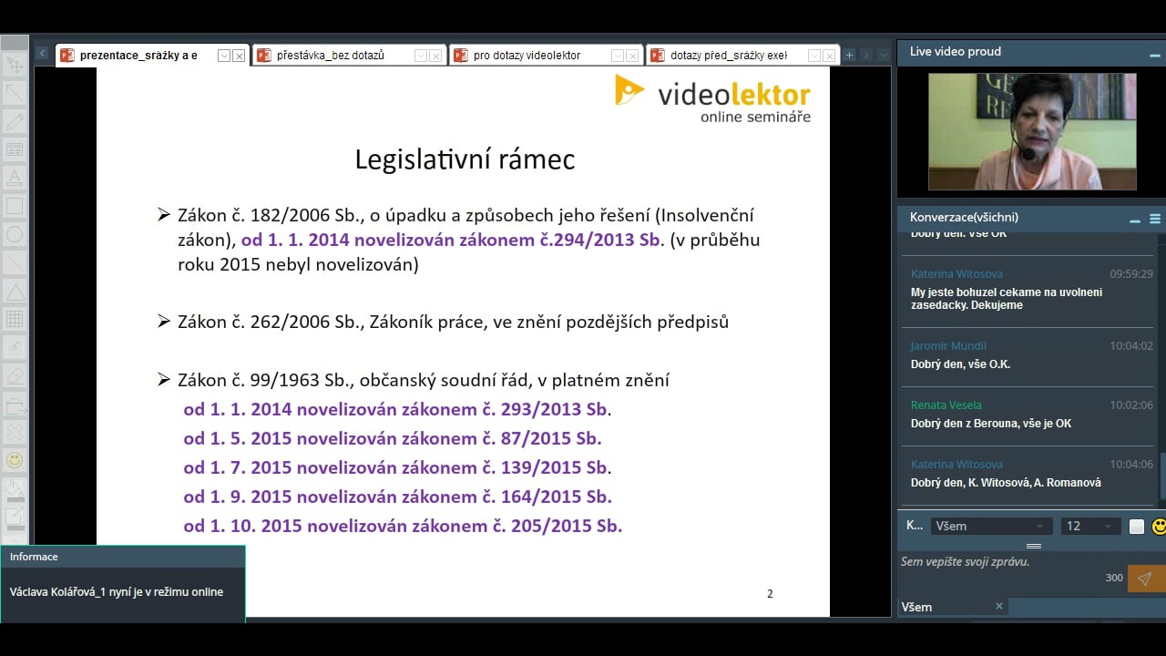 Srážky, exekuce, oddlužení z pohledu zaměstnavatele 2016