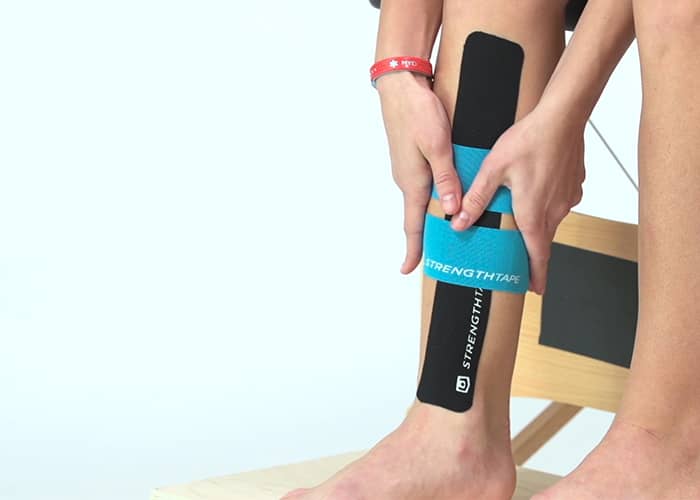 STRENGTHTAPE® Kinesiology Tape Medial Shin Splints on Vimeo