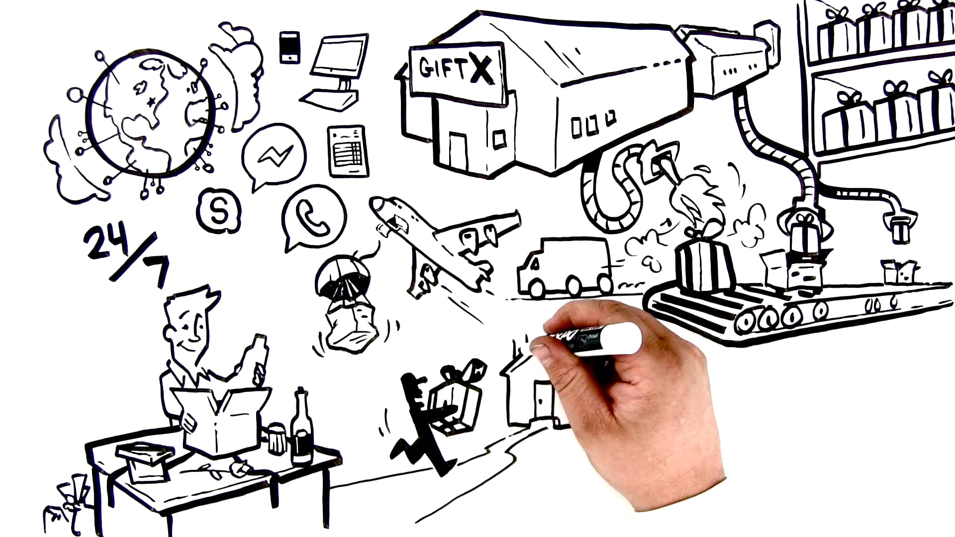 How delivers gifts in 200 countries on Vimeo