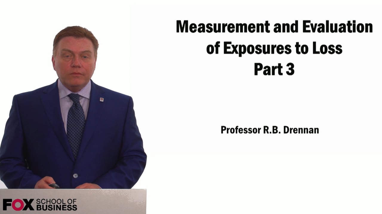 Login to view Measurement & Evaluation of Exposure to Loss Pt.3
