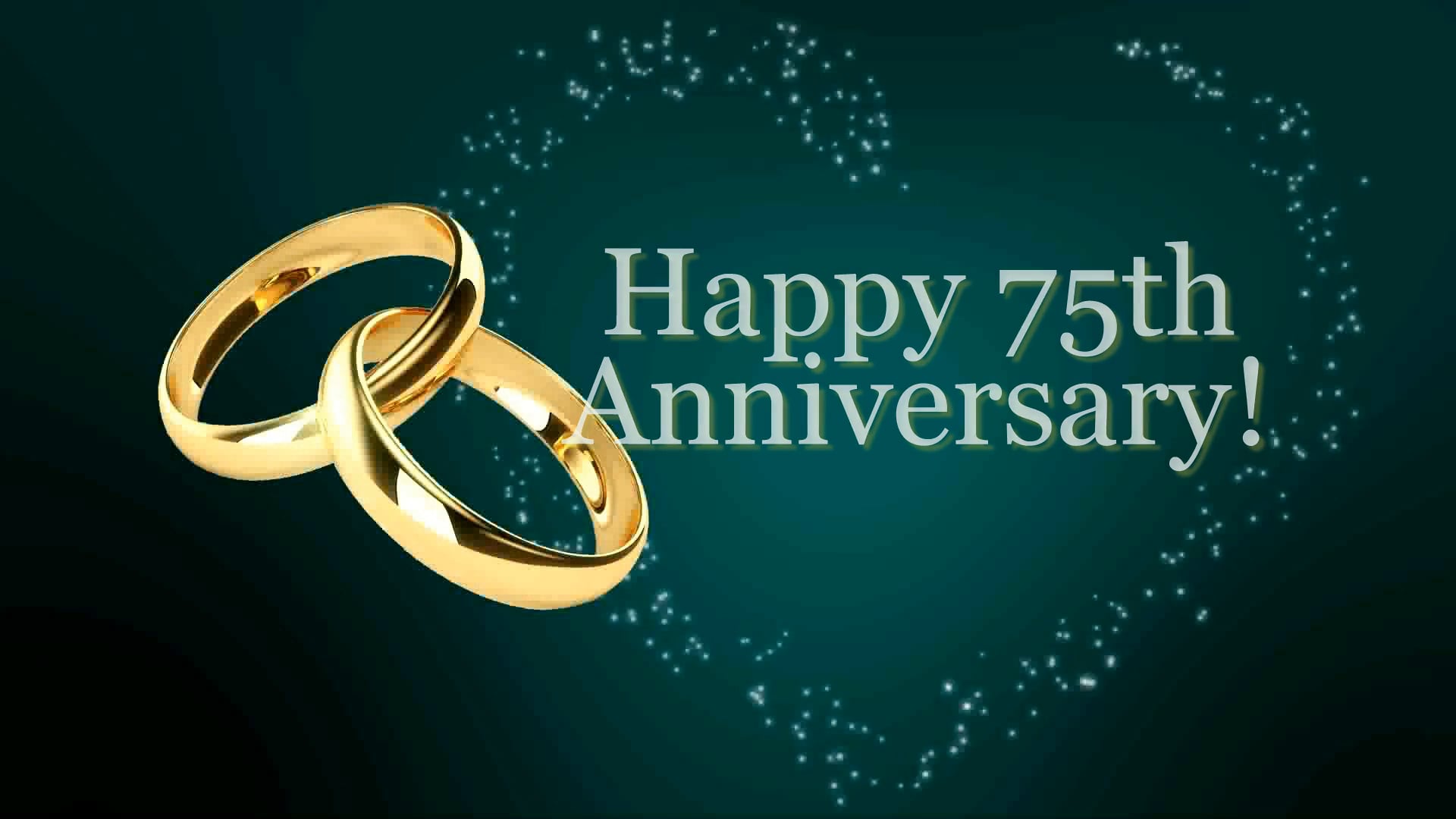 Happy 75th Wedding Anniversary