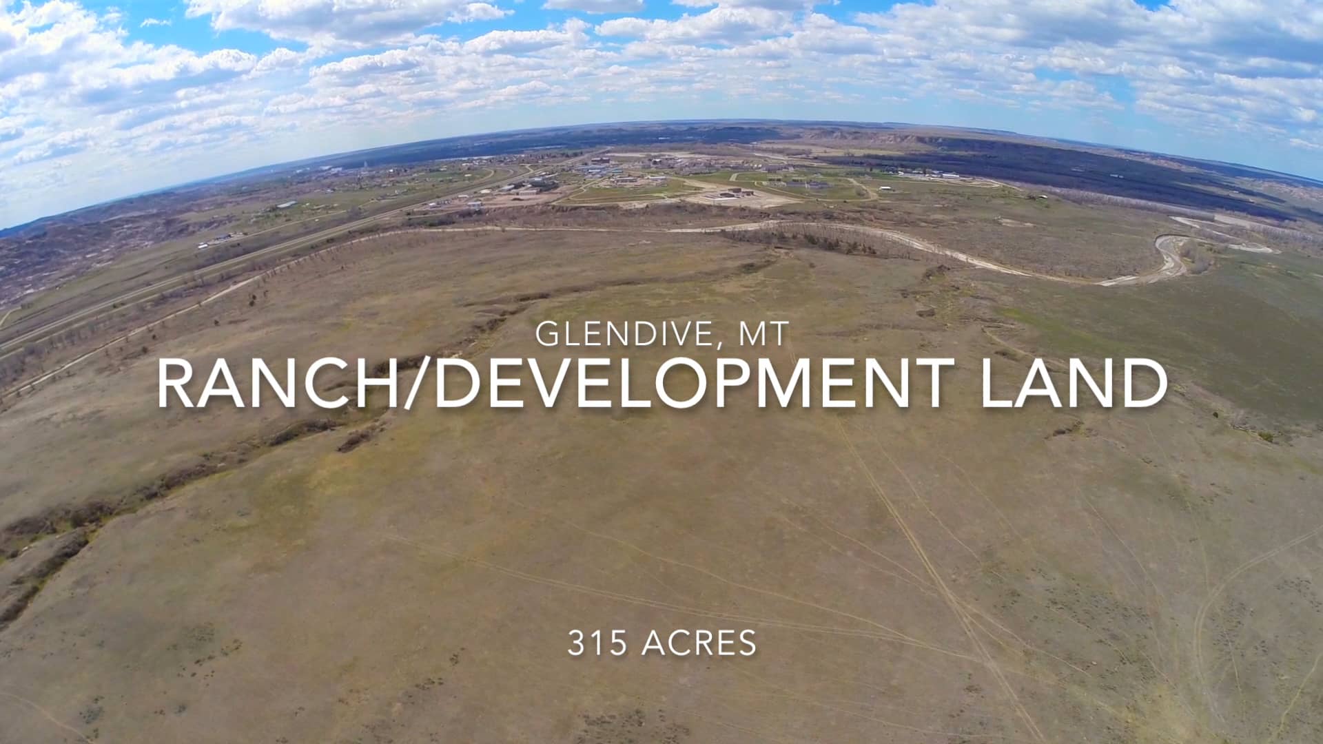 315 Acres of Ranch/Development Land Glendive, MT on Vimeo
