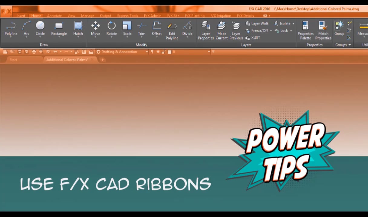 Power Tip: Using our Customized AutoCAD Ribbons on Vimeo