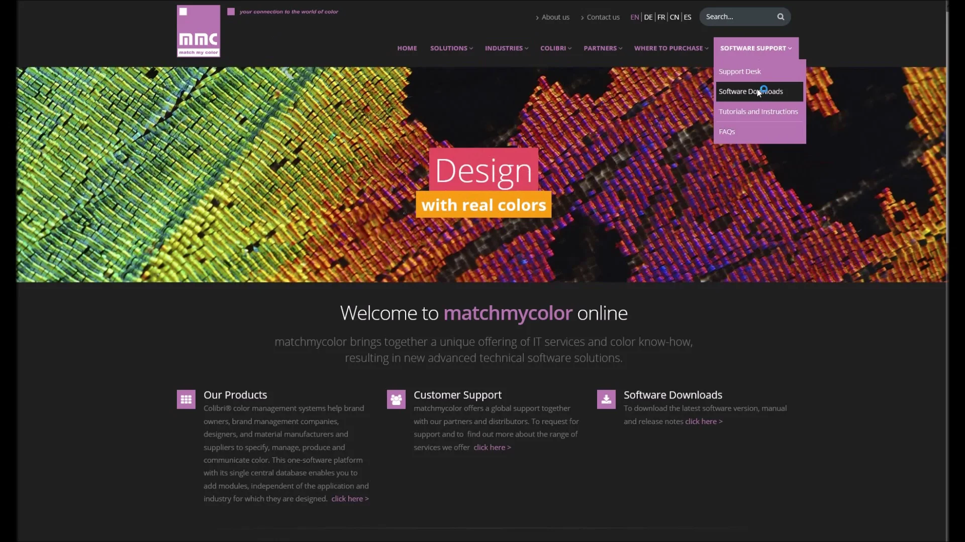 matchmycolor I Colibri Colormanagement Software I Getting Started on Vimeo