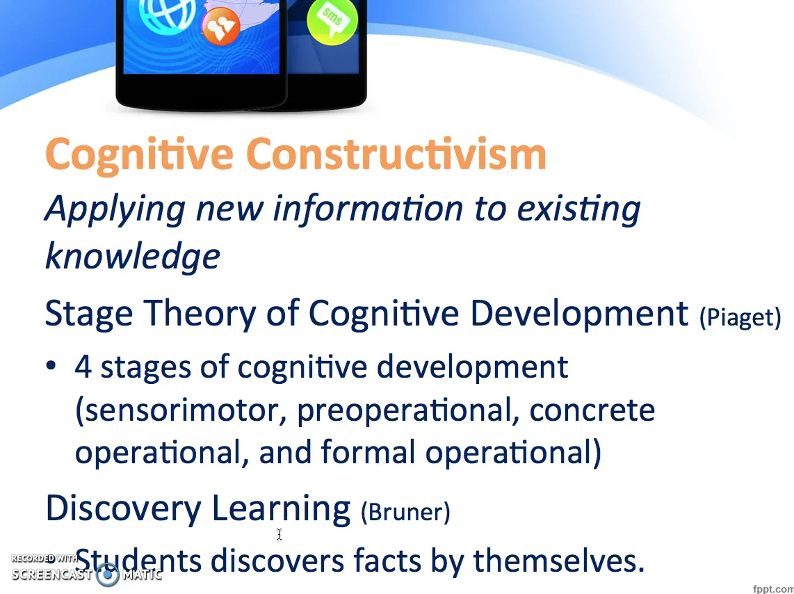 Cognitive constructivism online