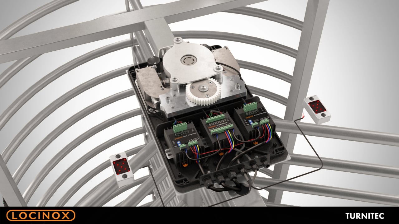 TURNITEC - Modular control unit for turnstiles - Installation video on ...