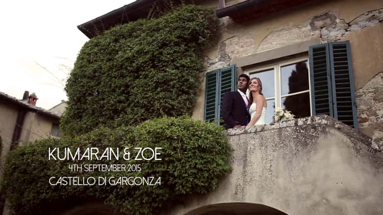 Kumaran Zoe. Video matrimonio Castello di Gargonza Arezzo