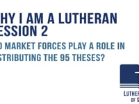 Did market forces play a role in distributing the 95 Theses?