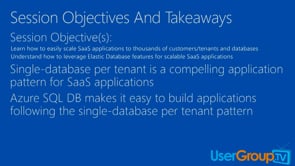 Scale out SQL Server PaaS in Azure Elastically