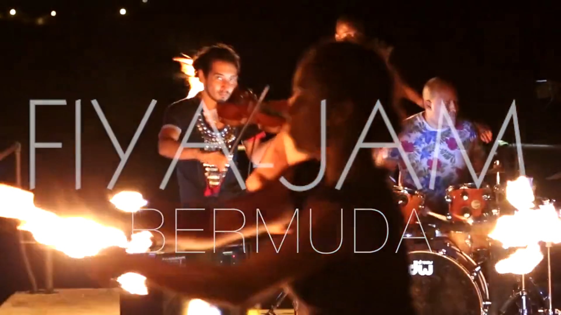 FIYA-JAM - Taylor Rankin & his Violin Leroy ft Rockfire Team Pyro