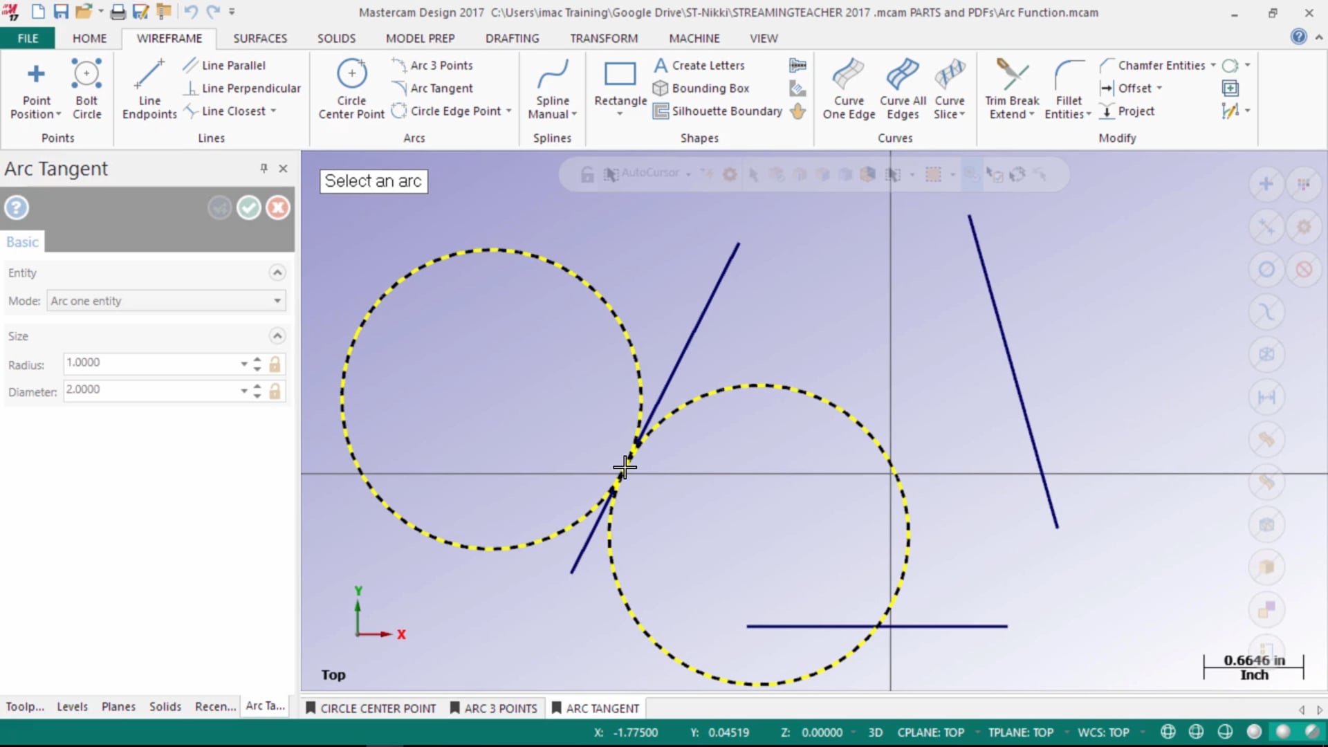 Arcs and Circles