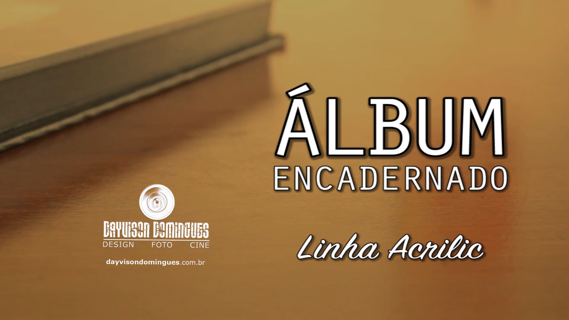 Álbum Encadernado Acrilic :: Casamento Débora & Rafael ::