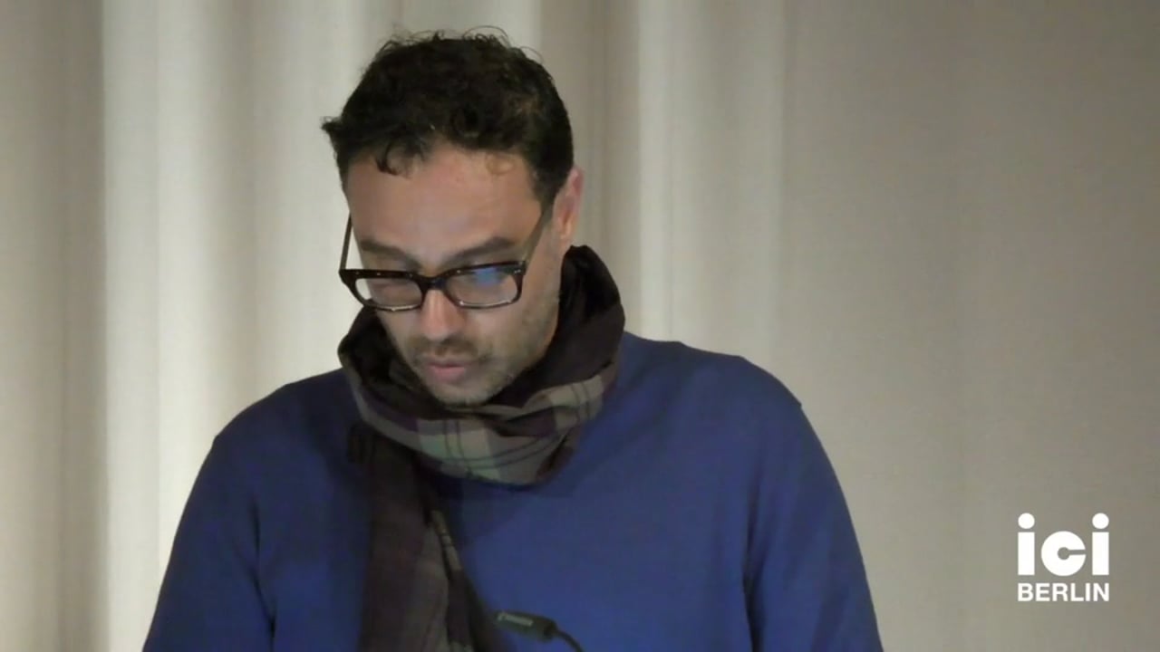 Talk by Alexander G. Weheliye
