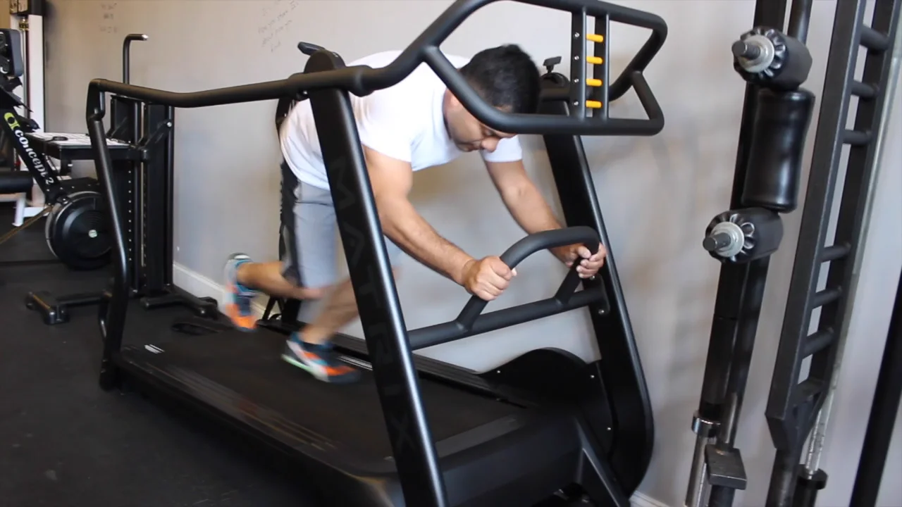 Sled push on online treadmill