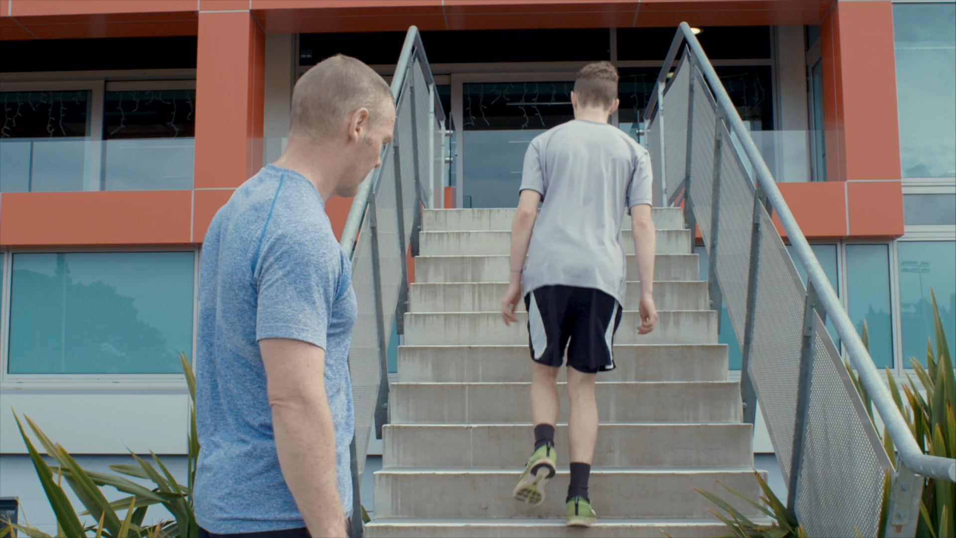 Angus and Charlie - Stair Exercises