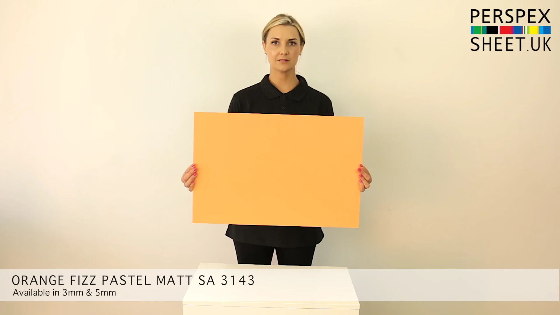 Orange Fizz Matt Perspex® SA-3143 Cut to Size | Instant Quote