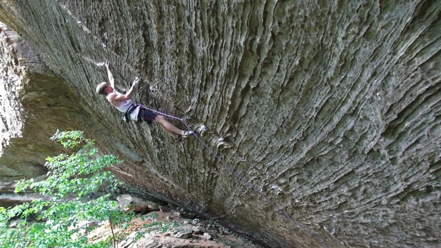Cameron Hörst climbing “Zookeeper” 514a from Training4Climbing