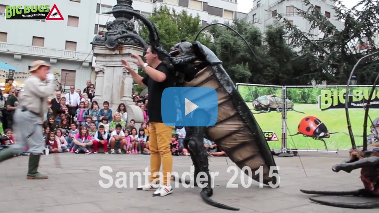 Big Bugs Show at MAF Festival Santander