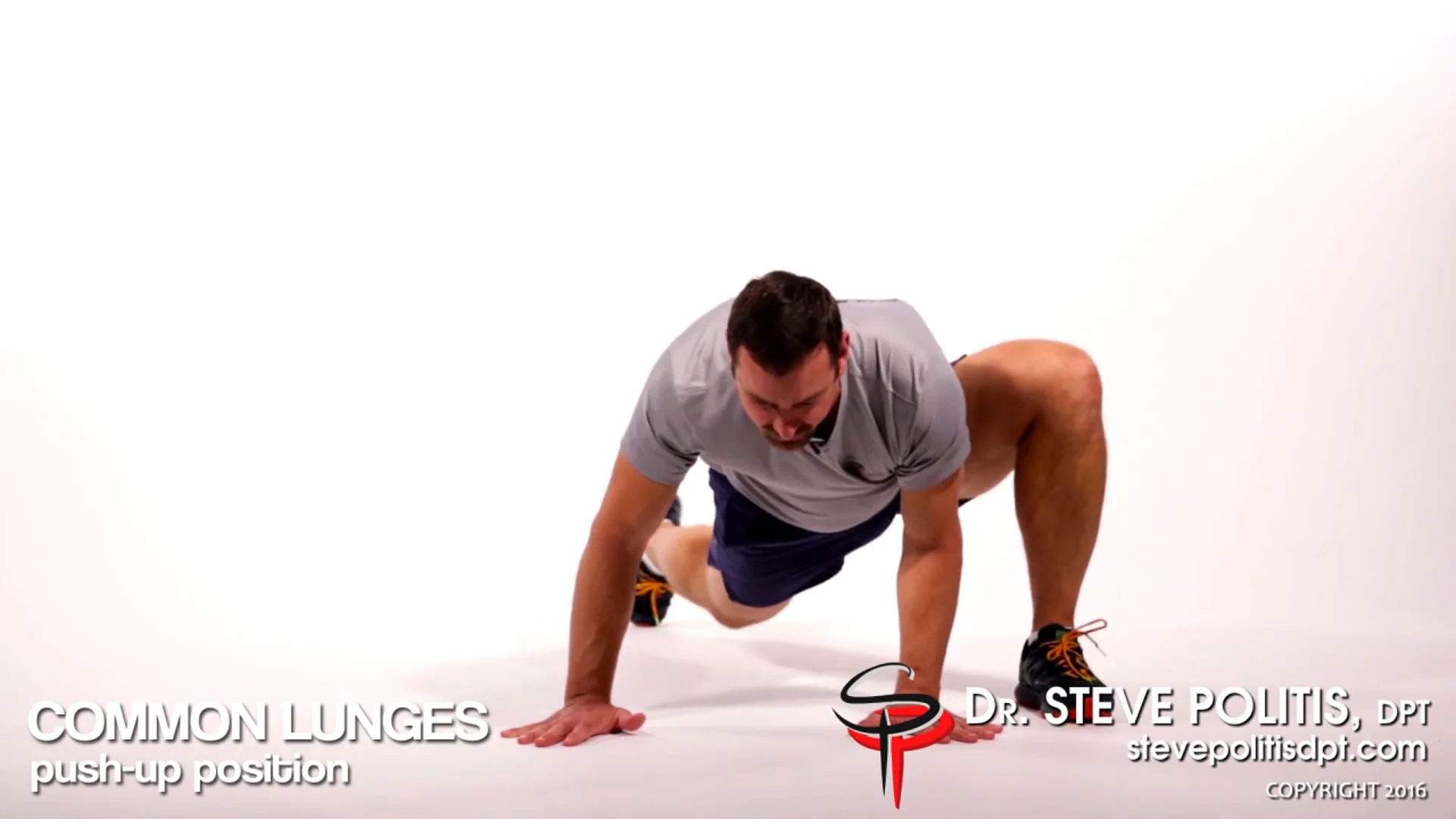 Common Lunges (Push Up Position) on Vimeo