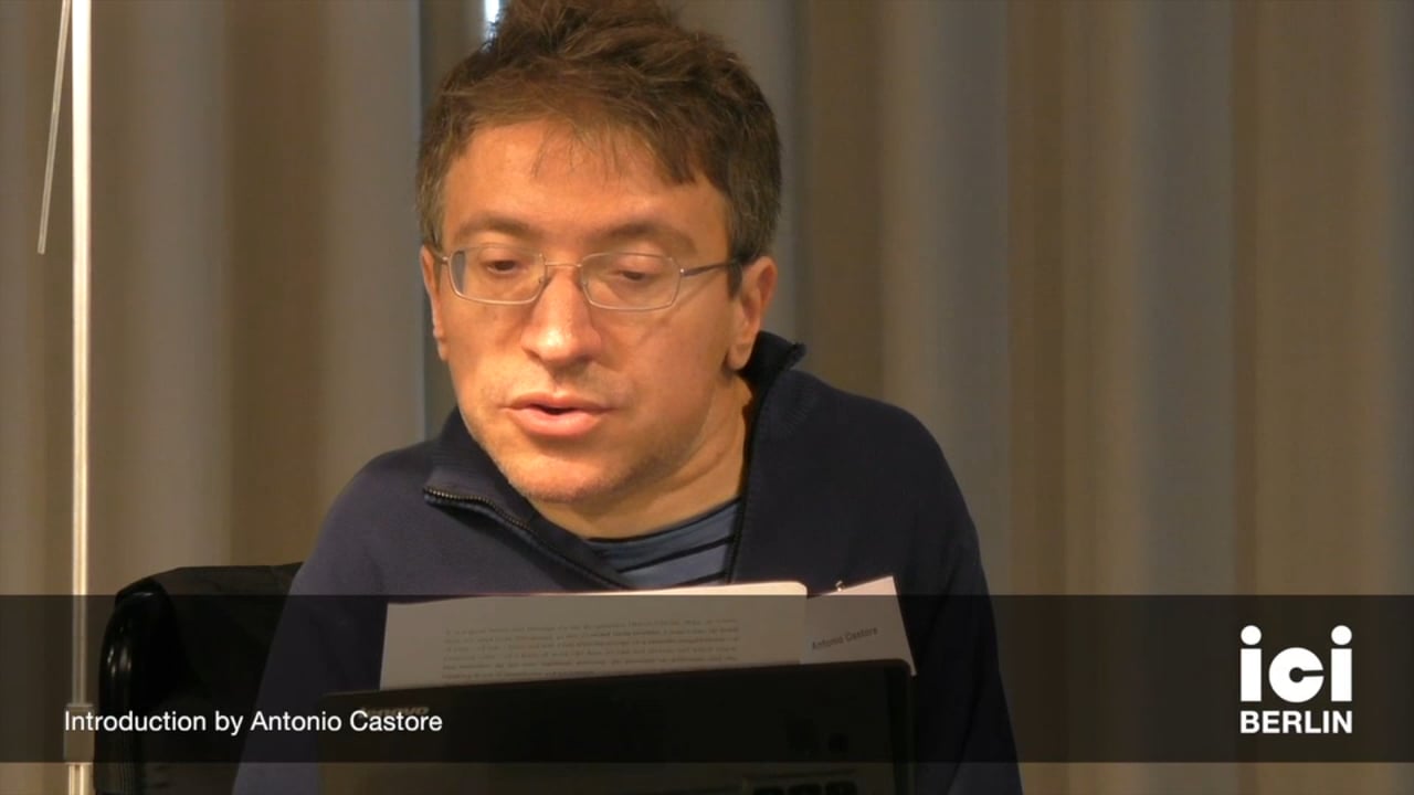 Introduction by Antonio Castore