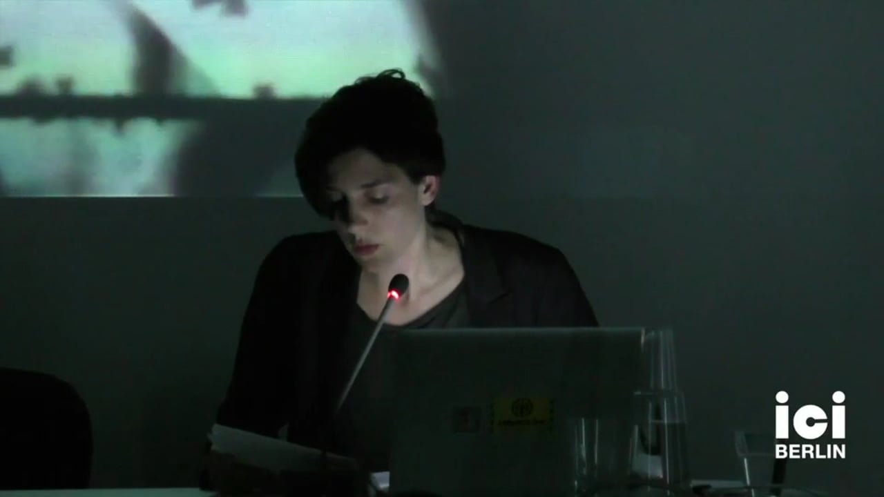 Talk by Filipa Cesar