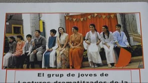 Actuació benèfica del grup de lectures dramatitzades