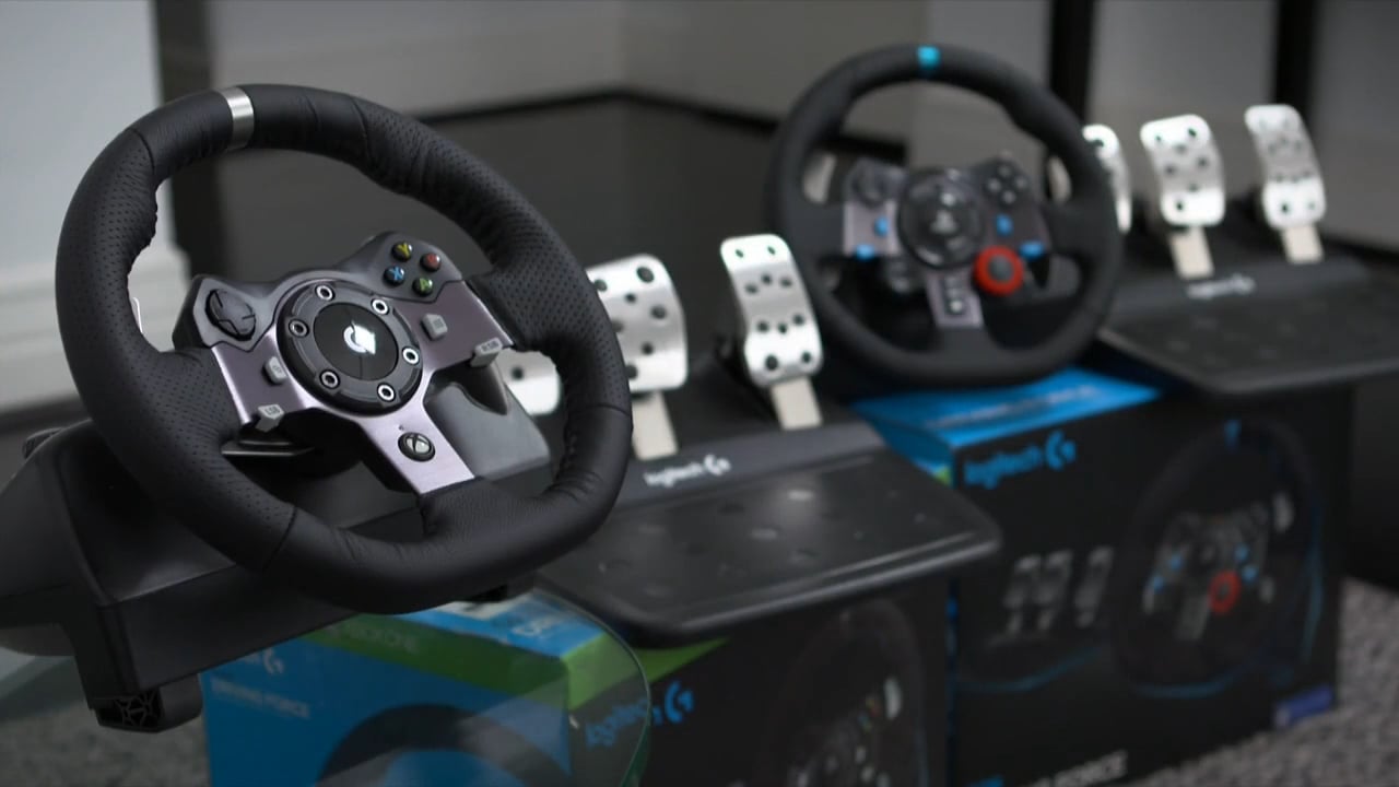 Logitech Driving Force Racing Wheel for Xbox One, PC, PS4 on Vimeo