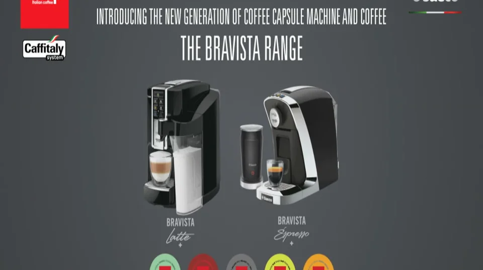 MAP Saeco Bravista Latte Plus Capsule Coffee Machine