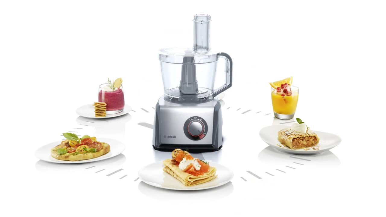 Bosch 1250W Food Processor on Vimeo