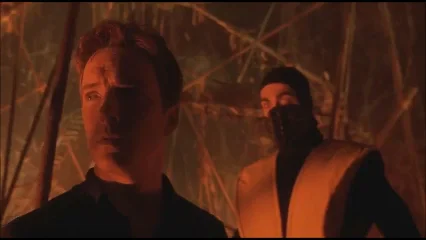 mortal kombat movie johnny cage vs scorpion