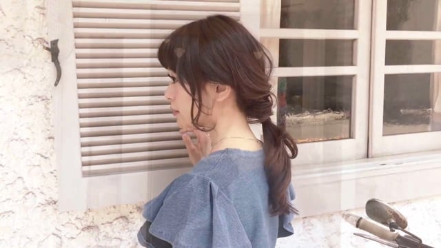 ロングの方にオススメなノットヘアーアレンジ