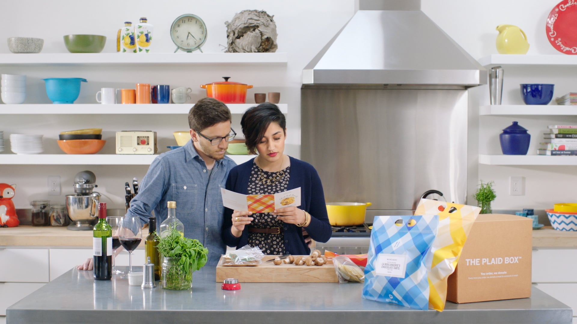 Munchery Plaid Box