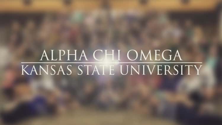 Alpha Chi Omega 2016 Kansas State University Recruitment Video Philanthropy