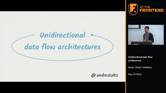 Unidirectional Data Flow Architectures Talk
