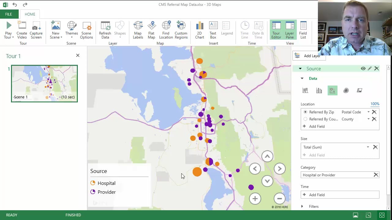 Excel Video 510 3D Maps Heat Map