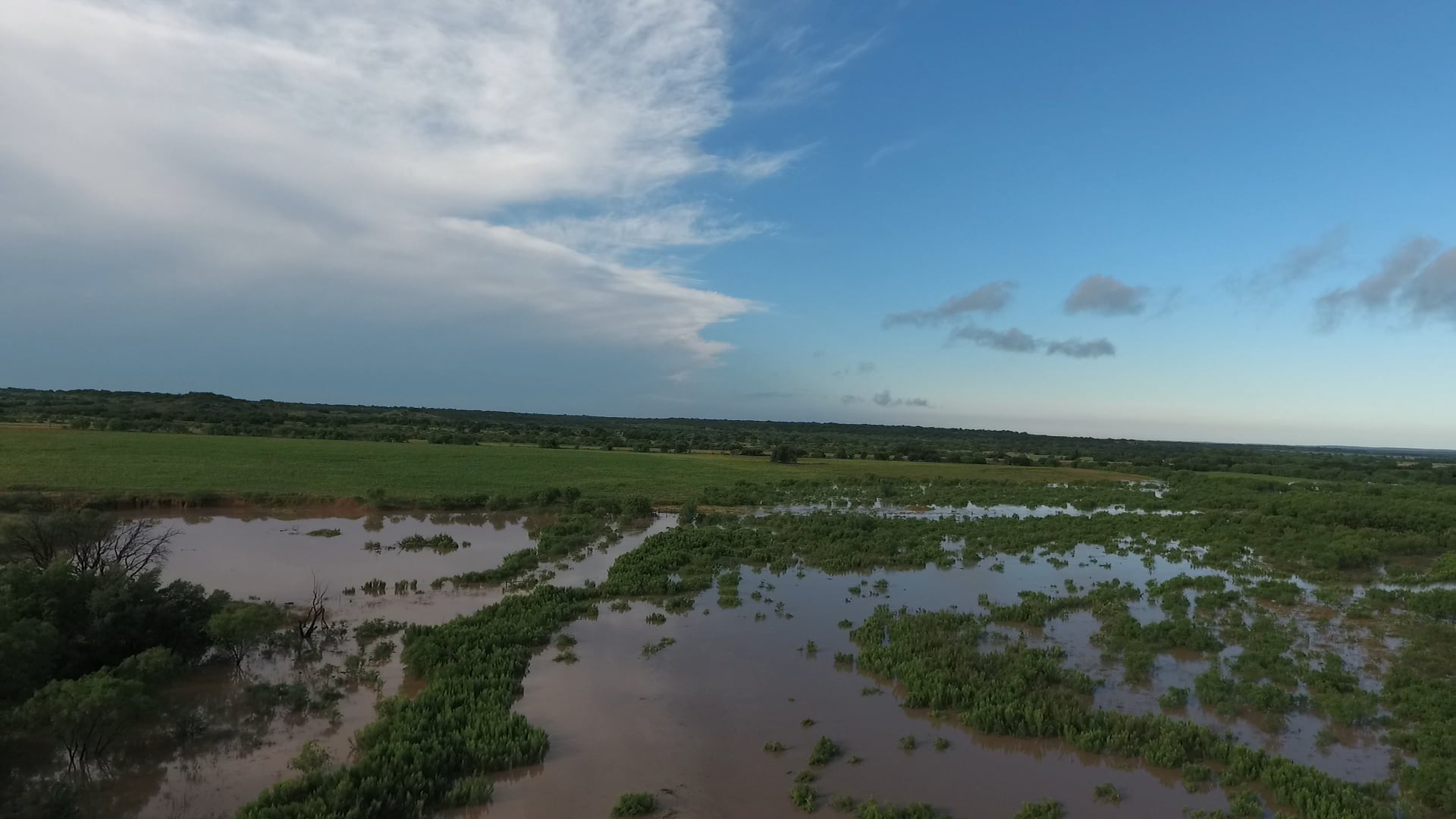 Hubbard Creek Feeding Hubbard Creek Lake, Breckenridge, TX Boat Ramp