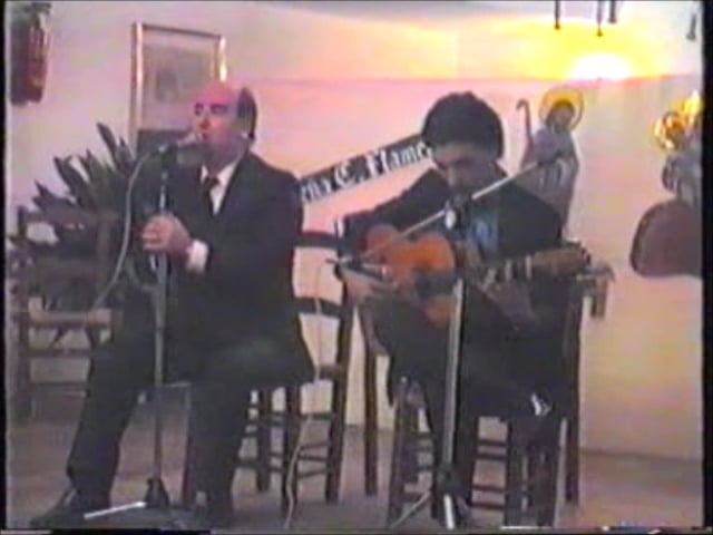 Lalo Tejada y su cuadro