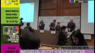 SNMPE - II Diálogo Minero energético en Willax TV