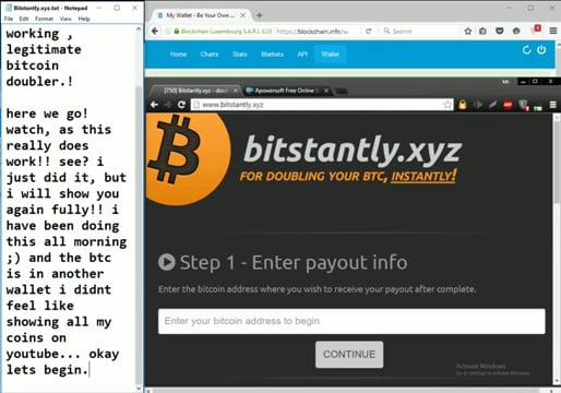 DOUBLE BITCOINS INSTANTLY! (WORKING METHOD FOR 2016) on Vimeo