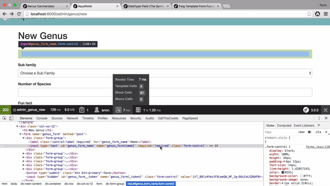 Disable HTML5 Validation > Symfony 3 Forms: Build, Render & Conquer ...