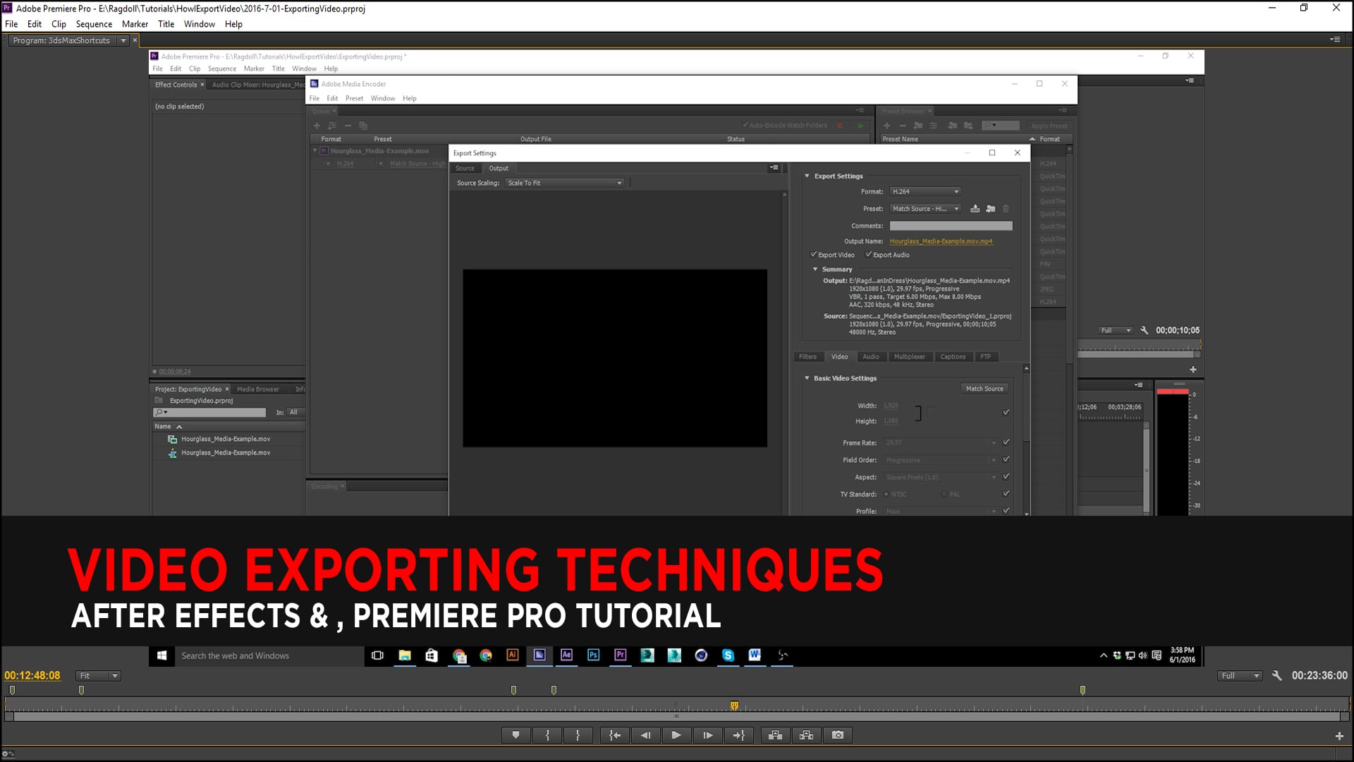 Video Exporting Techniques : Tutorial On Vimeo