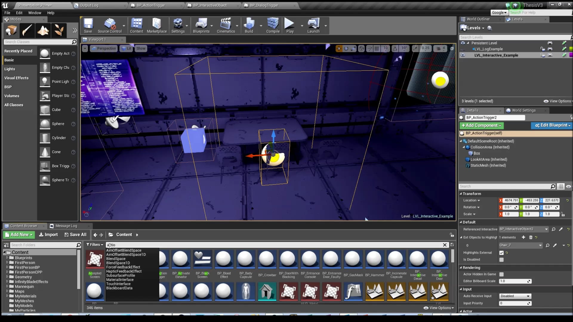 Connecting several objects to the same behavior