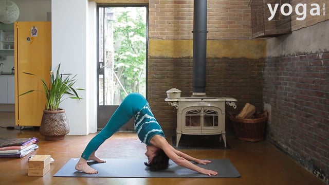 Hoofdstand met Iyengar yogaserie
