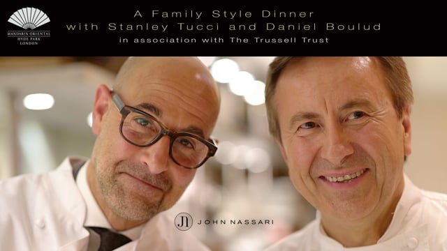 A Family Style Dinner with Stanley Tucci and Daniel Boulud