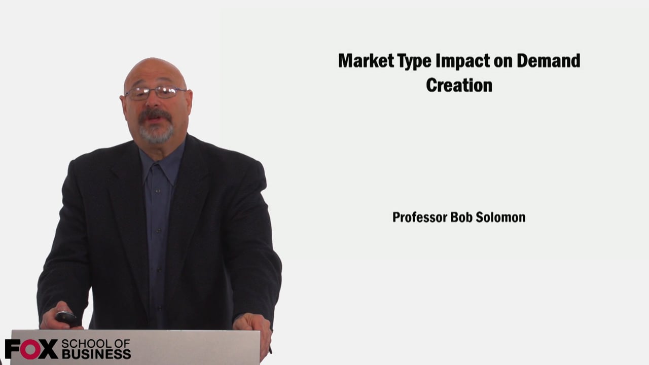 Market Type Impact on Demand Creation