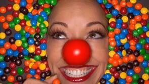 M&M and Red Nose Day collaboration with @JJcommunity